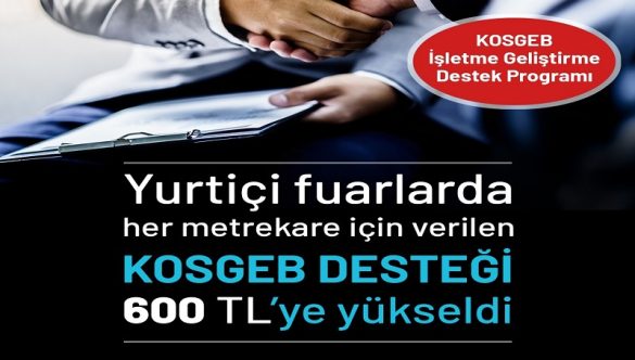 KOSGEB DESTEĞİNDE MÜJDE